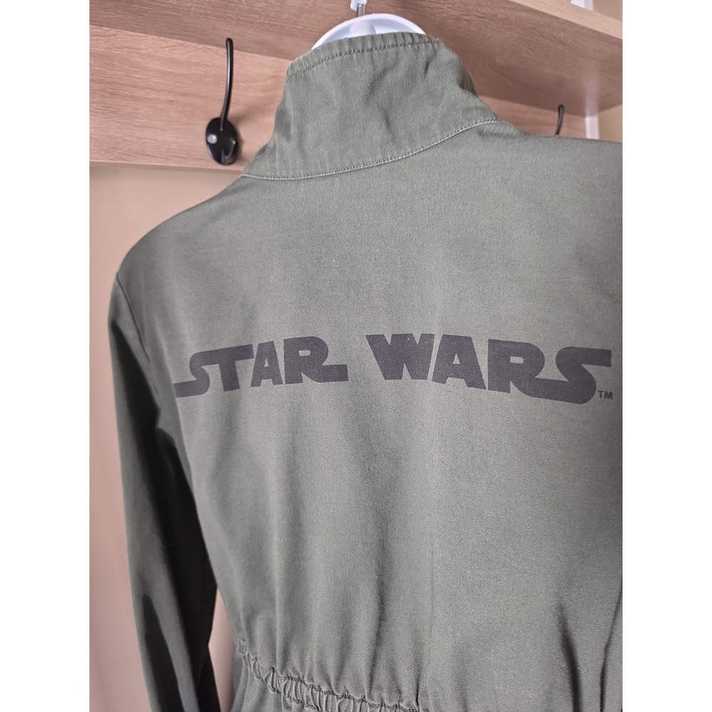 Star Wars Her Universe Yoda Military Utility Jacket Women’s Medium Green - Picture 10 of 11